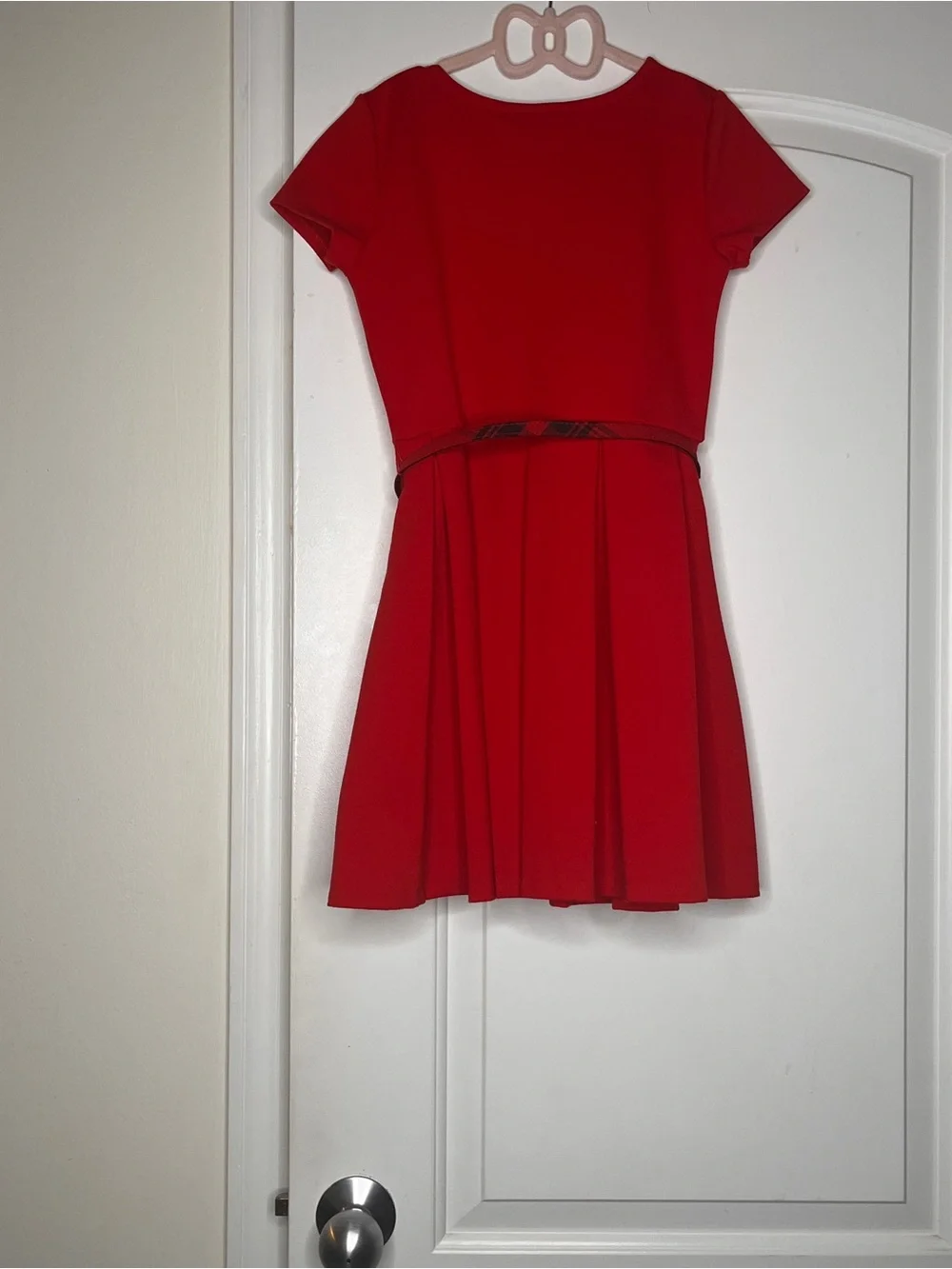 Ralph Lauren Bright Red Short Sleeve Mini Dress